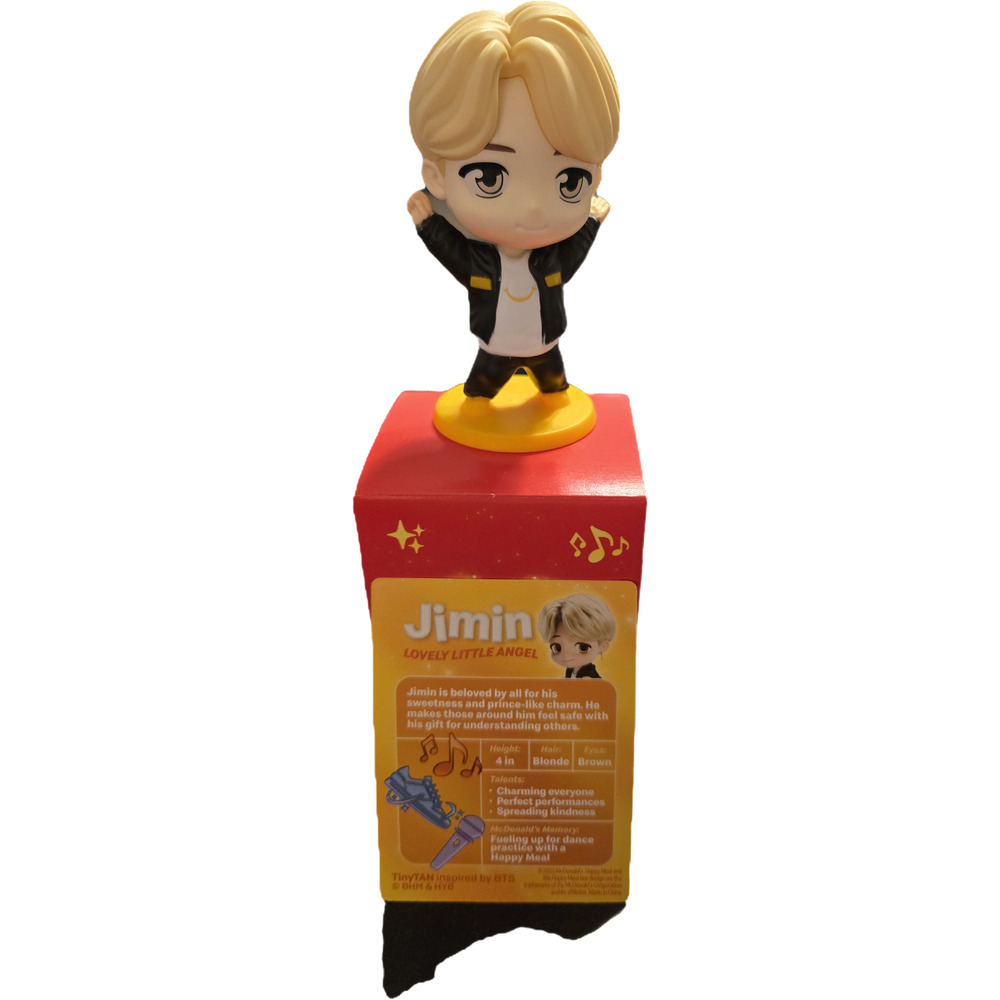 McDonald's TinyTan Jimin BTS Red Box Encore Edition Vaulted Pop culture